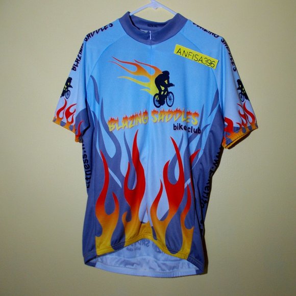 Blazing Saddles Other - Flames Cycling Men's Jersey Size XL